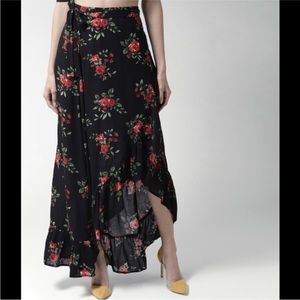 Floral Wrap Skirt.